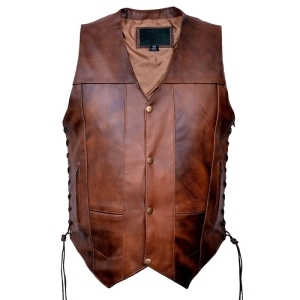 Men Leather Vest