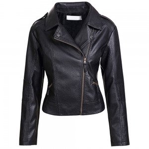 Women Fashion Leather Jacket